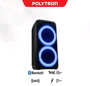POLYTRON Speaker PartyMax PPS-8L22 [8 Inch] Portable Wirelles