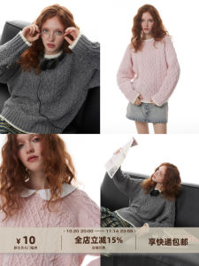 Yawhat ใหม่ Pure Color บิดเกลียว ถัก คอกลม เสื้อสเวตเตอร์ ผ้าขนสัตว์ผสมสบายทั้งหมด ฤดูใบไม้ร่วง ฤดูหนาว ถัก Ted เสื้อเชิ้ตผู้หญิง