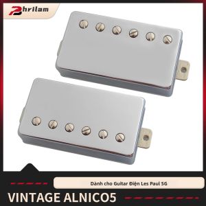 Phrilam High Output Alnico5 LP Guitar Humbucker Pickup 4-Conductors Dành Cho Les Paul SG Style Electric Guitar Phụ Kiện Cổ/cầu Vị Trí