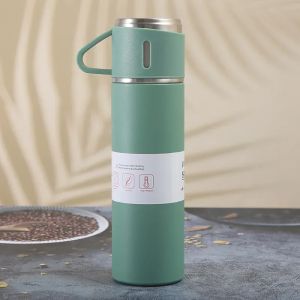 500ML Stainless Steel Vacuum Insulated Bottle for Birthday Gift Office Business Style Coffee Mug Portable Thermos Bottle Cup