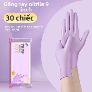 KEKESHANGJIA | Găng Tay Nitrile Dài Dùng Để Vệ Sinh Chất Lượng Thực Phẩm và Bền