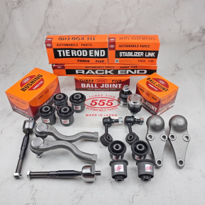 1 PAKET KOMPLIT STABILIZER LING TIE ROT BAL JOIN ATAS BAWAH RAK EN BUSHING ARM TRITON HDX PAJERO