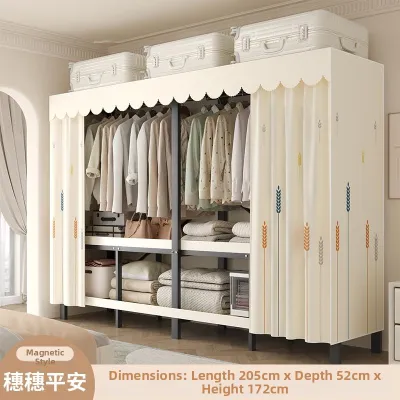 Open Steel Rack Easy Wardrobe