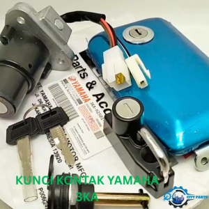 KUNCI KONTAK SET YAMAHA 3KA MOTOR RX KING NEW PLUS TUTUP TANGKI KONCI 1 SET KEYSET KUALITAS ORI