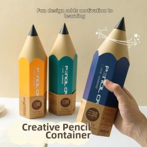 Pencil Shaped Stylish Pen Holder Large Capacity