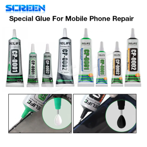 RELIFE 15/50ml CP-0001 Transparent Adhesive Clear Glue CP0002 Black Glue for Mobile Phone Middle Frame LCD Screen Glass Repair
