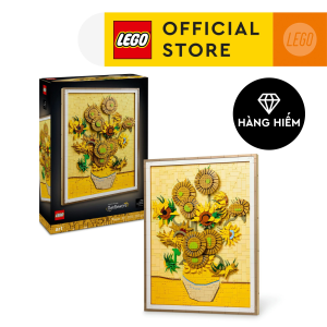 LEGO ART 31215 Đồ Chơi Lắp Ráp Tranh Hoa Hướng Dương Của Vincent Van Gogh (2615 chi tiết)