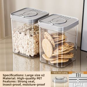 MEIZHUFU | Press-type Food-grade Airtight Container Storage Box