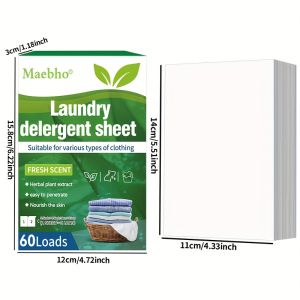 Boxed 30 Pcs Laundry Tablets Concentrated Washing Powder Laundry  Machine Clothing Strong Cleaning Sheets DetergentFresh Scent