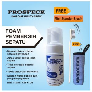 Terlaris No.1 | PREMIUM FOAM Shoe Cleaner Wangi BUBBLE GUM Pembersih Spatu Instan/Praktis Dan Cepat Bersih