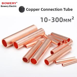 Purple Copper Connecting Tube GT10-300 Square Wire Joint Direct Line Cable Middle Connection Pressing Terminal Electrical Accessories