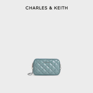 Charles & Keith | Chain Quilted Crossbody Small Square Bag