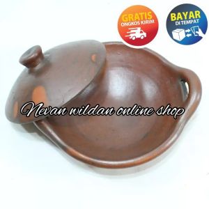 WAJAN DIAMETER 35 CM | WAJAN TANAH LIAT | WAJAN GERABAH | WAJAN TRADISIONAL | WAJAN ANTIK | PENGGORENGAN | WAJAN SUPER HALUS