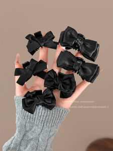 Elegant Butterfly Knot Hair Clip Princess Style Side Bangs Womens Fashion Hair Accessories Winter New Arrival Hair Barrettes