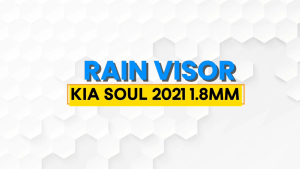 GCAO RAIN VISOR SOUL 2021 BLACK 1.8MM (11696)