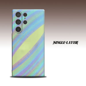 Pastel Iridescent Gradient Texture For Samsung Galaxy S26 S25 S24 A56 A36 Dual Layer Luxury Fashion Full Lens Protective Case