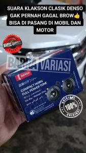 KLAKSON DENSO DOBEL DISC SUARA CLASIC AVANZA MOBIL DAN MOTOR AKI 12VOLT