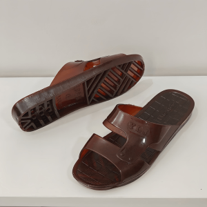 Mens Hard Bottom Raw Rubber Tendon Bottom Non-Slip Plastic Bathroom Shower Deodorant Wear-Resistant Bath Home Slippers