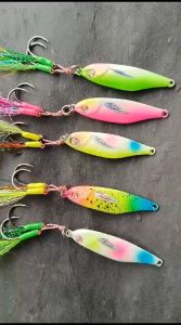 Micro jig plus kail ful gid metal jig 7g/10g/15g/20gram micro jig tetra plus kail umpan pancing metal jig assist hok jig glow in the dark umpan jig tetra ful gid