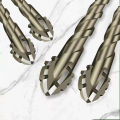 Hex Masonry Drill Bits 1/4 Shank Titanium Steel Metal Cross Drill For Glass Ceramic Concrete Brick Hard Drill Bit Tool. 