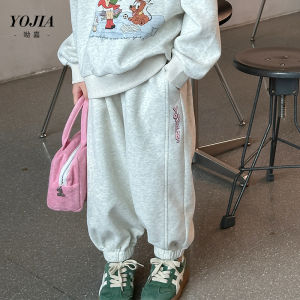 Bộ Đồ Trẻ Em YOJIA Áo Nỉ Và Quần Thời Trang Mùa Xuân Thu Cho Bé Gái Bộ Đồ Trẻ Em Thoải Mái Thường Ngày