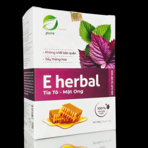 Combo 2 Hộp Tía Tô Mix Mật Ong Sấy Thăng Hoa Eherbal thơm ngon dễ uốngdetox cơ thể hỗ trợ nóng trong nhiệt miệng táo bón