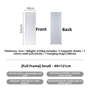 SHUANGSHAN | Wall-Mounted Magnetic Dressing Mirror