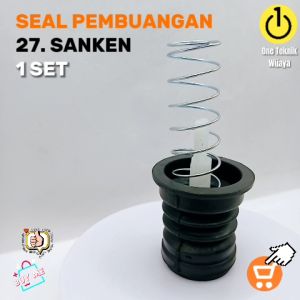 1 SET LENGKAP KARET SEAL / SIL / BELOW PEMBUANGAN MESIN CUCI SANKEN S27 SET