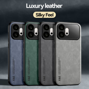 szhaiyu | Skin Feel Magnetic Leather Phone Case for OPPO Realme 16 Pro Plus Cover Luxury Protective Support Car Mount