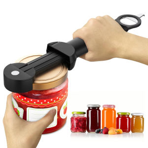 Multi-Function Bottle Opener Stainless Steel Adjustable Wine Beer and Can Opener Designed for Those with Limited Strength Outdoo