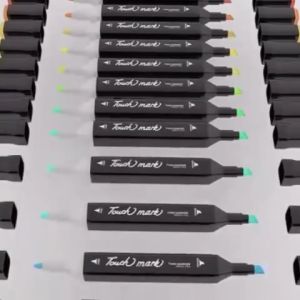 markerปากกาเมจิกไฮไลท์ 2in1 ปากกาศิลปะเด็ก ปากกามาร์กเกอร์ วาดภาพระบายสี 12 24 30 36 60 80 120สี