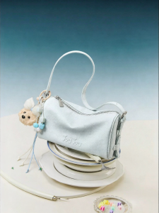 TOUTOU | Summer New Toffee Dog Pattern Large Capacity Handbag Blue