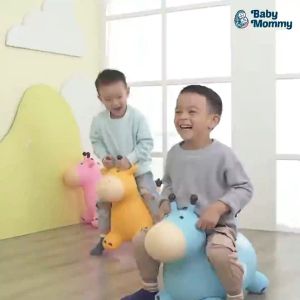 Children Kids Ride-On Inflatable Bouncing Jumping Animal Toy jumping horse Rides on Bouncy Horse