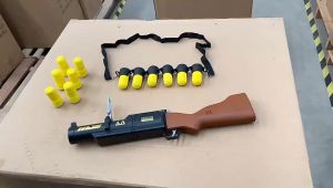 TB Kids Grenade Launcher Toys Model m79 ACCESSORIES COMPARTMENT Soft Bullet Launcher