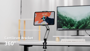 MeeGoo 360° Rotatable Metal Phone Stand Portable Desktop Phone Holder Foldable Handphone Holder Tablet ipad Stand 手機支架