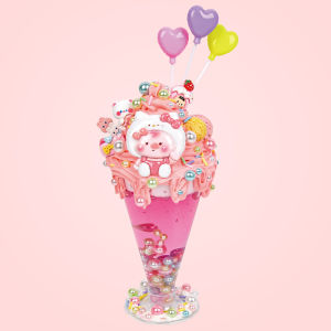 Bộ Nguyên Liệu Làm Kem DIY Cho Trẻ Em Túi Đựng Kem Pha Lê Sáng Tạo Chất Liệu Nhựa Đồ Chơi Thủ Công Cho Bé Gái Túi Đựng Đồ Ăn Nhẹ