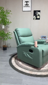 LVNI โซฟานอน โซฟาตั้งพื้น เก้าอี้พักผ่อน ปรับเอนนอน มีที่วางแก้ว  วัสดุเกรดA เอนหลังได้170° เก้าอี้พักผ่อน