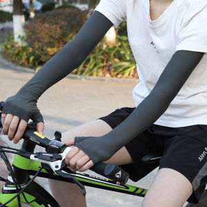 ถุงมือปลอกแขนกันแดดสำหรับผู้ชายผู้หญิงถุงมือขับรถการดูดซับเหงื่อการขี่จักรยานความชื้นระบายความร้อนบางฤดูร้อน