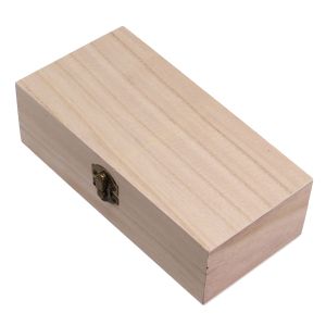 Retro Wooden Storage Box Plain Wood With Lid DHinged Boxes Gifts Packing Jewelry Case Box Home Sundries Storage Boxes Decoration