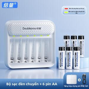 Doublepow | Bộ Pin Sạc Dung Lượng Cao