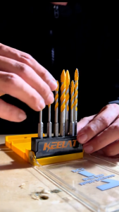 KEELAT 7PCS/4PCS Multifunctional Purpose Carbide Drill Bit For Drilling Holes In Tiles Glass Sheet Sheet And Cement Walls