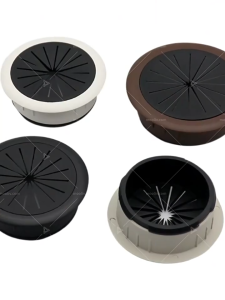 4pcs 60mm Computer Table Hole Cover For Office Wires Table Electrical Cable Wire Hole Grommet Rubber