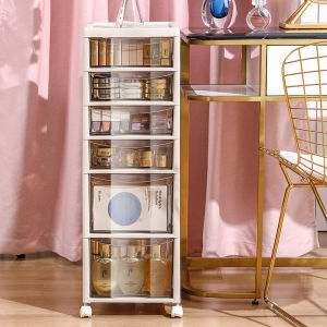 Cosmetics Storage Cabinet Drawer-Type Multi-Layer Storage Rack Floor Desktop Skin Care Storage Box under Table Organizing Cabinet