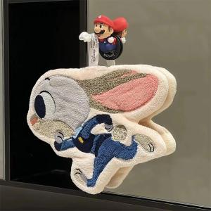 High Aesthetic Hand Towel Hanging Kitchen Absorbent Quick Dry Non-shedding Cute Cartoon Home Textile Handkerchief