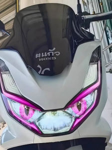 Matte Finish Honda PCX16 22-25 Model Year Headlight Color Film Full Car Protection Decal Wheel Hub Sticker Decoration