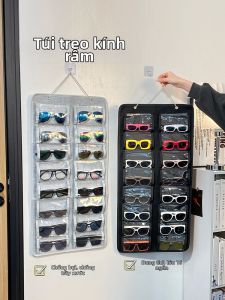QIOEROUL | Dustproof Multicompartment Anti-pressure Glasses Storage Bag