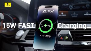 Đế Sạc Không Dây 15w Trên Xe Hơi Ô Tô Baseus Magpro Cho IPhone 12 13 14 15 SamSung Google Pixel HuaWei