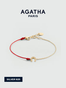 AGATHA | Elegant Design French Luxury Red Rope Bracelet