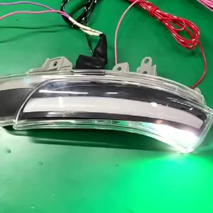 Carrie8 For Toyota Majeta rearview mirror modified running water lights turn signals daytime running lights a touch of blue  2R9Q4Z