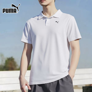 PUMA | Áo Polo Tay Ngắn Màu Đen